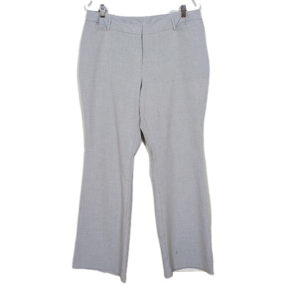 WORTHINGTON Light Grey Curvy Fit Trousers Pockets Career Professional Women's 16 - Picture 1 of 6